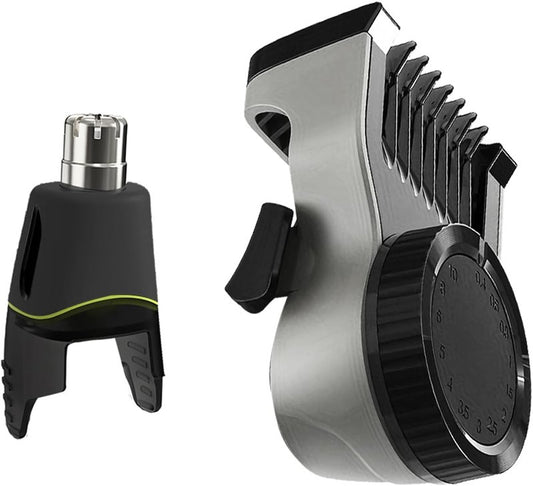 14-in-1 Adjustable Guard Comb - Precision Trimmer Attachments for QP Series Shaver | Length Settings 0.4-10mm