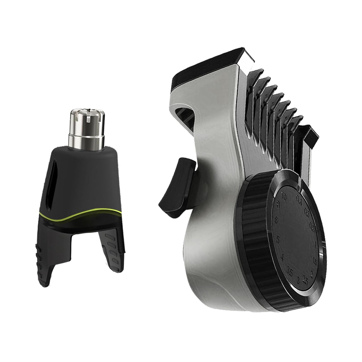 VIDSA 14-in-1 Adjustable Guard Comb with Nose Replacement Head for QP Series Shaver – Precision Trimmer Attachments with Length Settings (0.4-10mm), Replacement Guide Combs Kit for Body Grooming