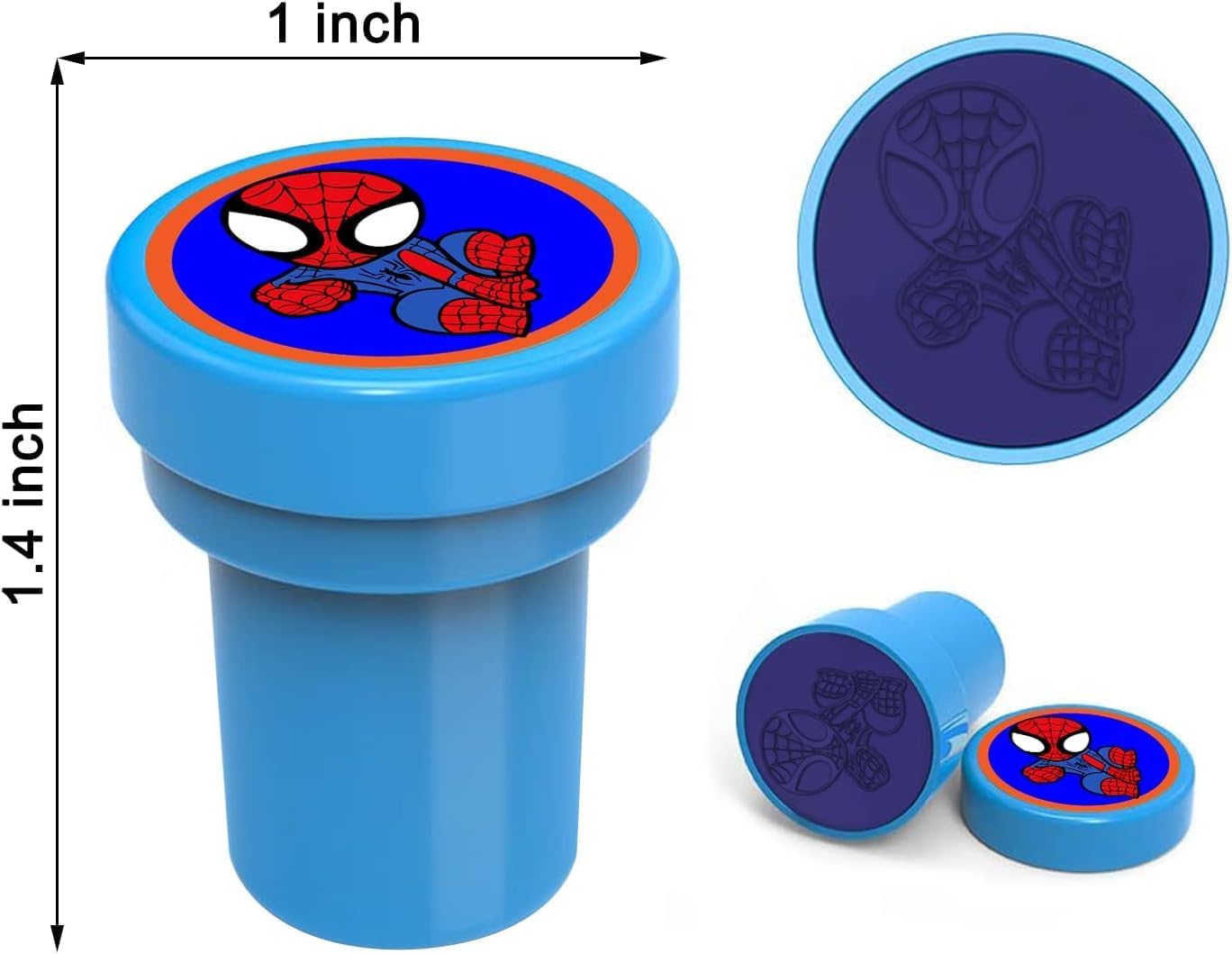 Spide Stampers - 24 Pcs Birthday Party Supplies | Fun Goody Bag Fillers & Party Favors