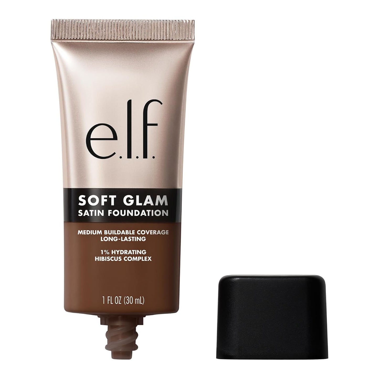 e.l.f. Soft Glam Foundation - Medium Coverage, Long-Lasting, Vegan | 21 Light Neutral, Satin Finish