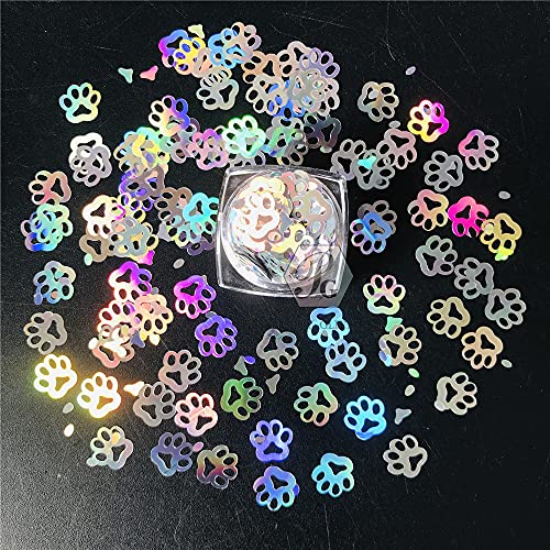 PrettyG LB100-PawPrint 10g Glitter for Face & Body Festival Makeup