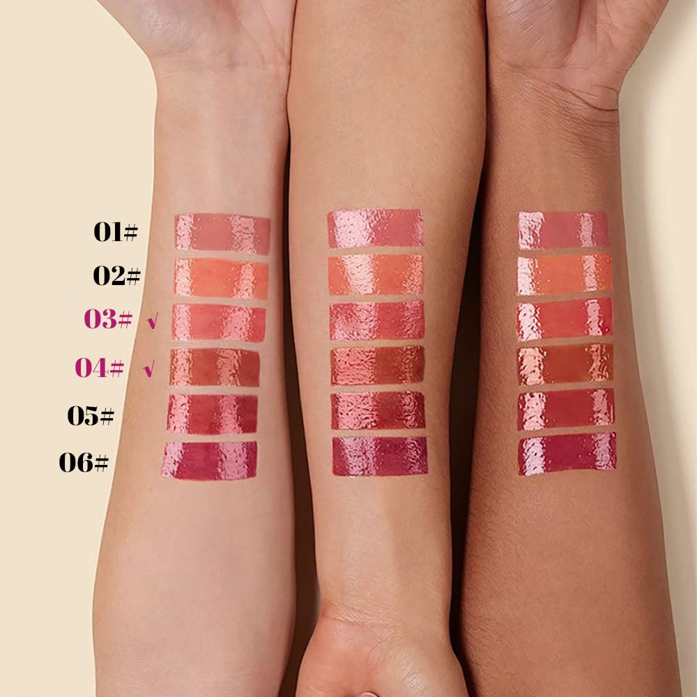 Moisturizing Butter Lipstick for Women - Nourishing Vegan Lip Balm | 2-Pack Rose & Brown Black