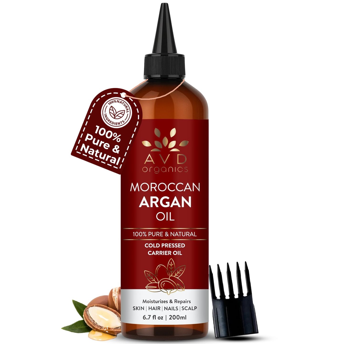 Jojoba Oil for Hair - Natural Cold-Pressed, Unrefined | 120ml (4.05 fl oz) - Ideal for Face, Scalp, Nails & Cuticles