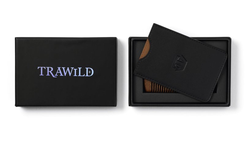 TRAWILD Sandalwood Beard Comb for Men with Mother of Pearl Inlay, Premium Grooming Wood & Wooden Comb for Beard and Mustache