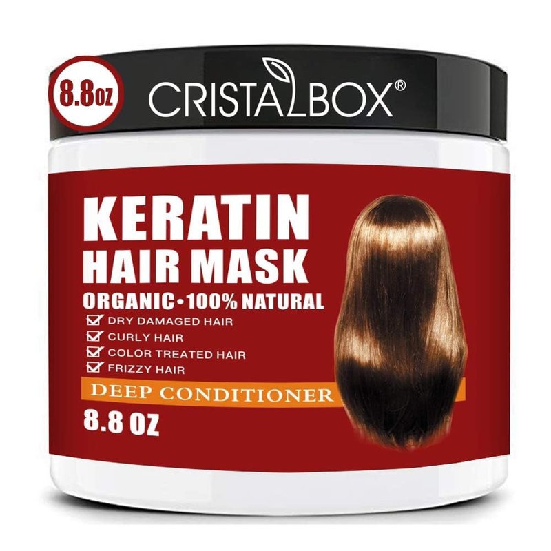 Keratin Hair Mask - Deep Conditioning Treatment for Dry, Damaged Hair | 250g Natural Hydrating Formula