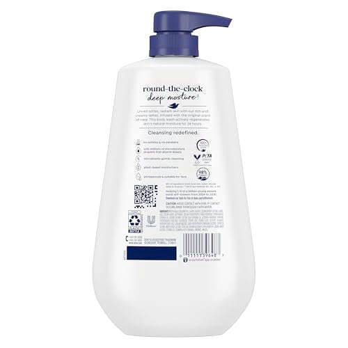 Dove Deep Moisture Body Wash 30.6 oz - Hydrating & Sulfate-Free