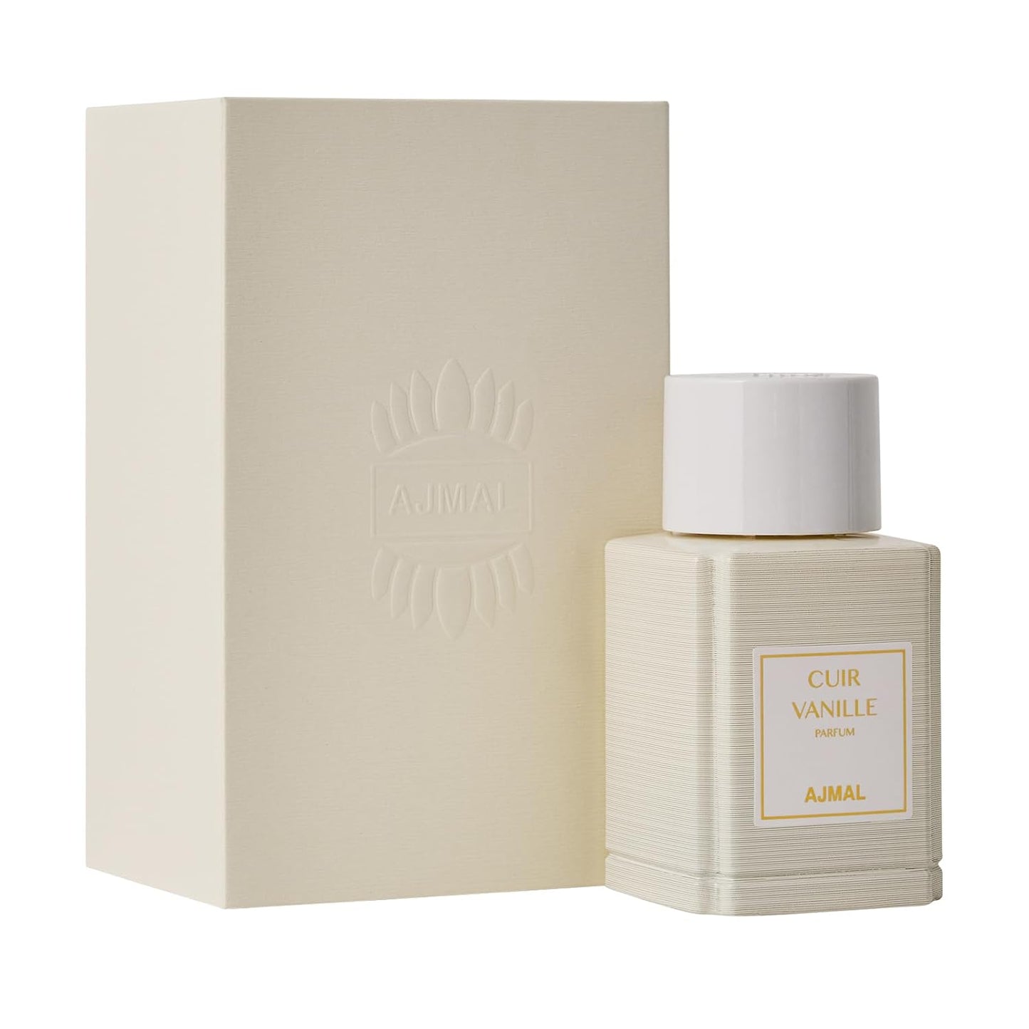 Ajmal Oud Marquis Cuir Vanille Eau de Parfum for Men - Luxury Vanilla Leather Fragrance | 3.4 fl oz | Long-Lasting Amber & Musk Blend