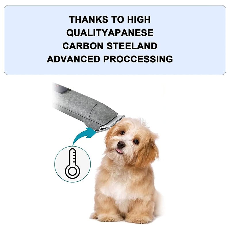 4PACK Dog Grooming Clipper Replacement Blades Compatible with Andis Pet Clipper/Oster A5/Wahl KM Series Dog Clipper,Ceramic Blade & Stainless Steel Blade (#3FC+4FC+5FC+7FC)