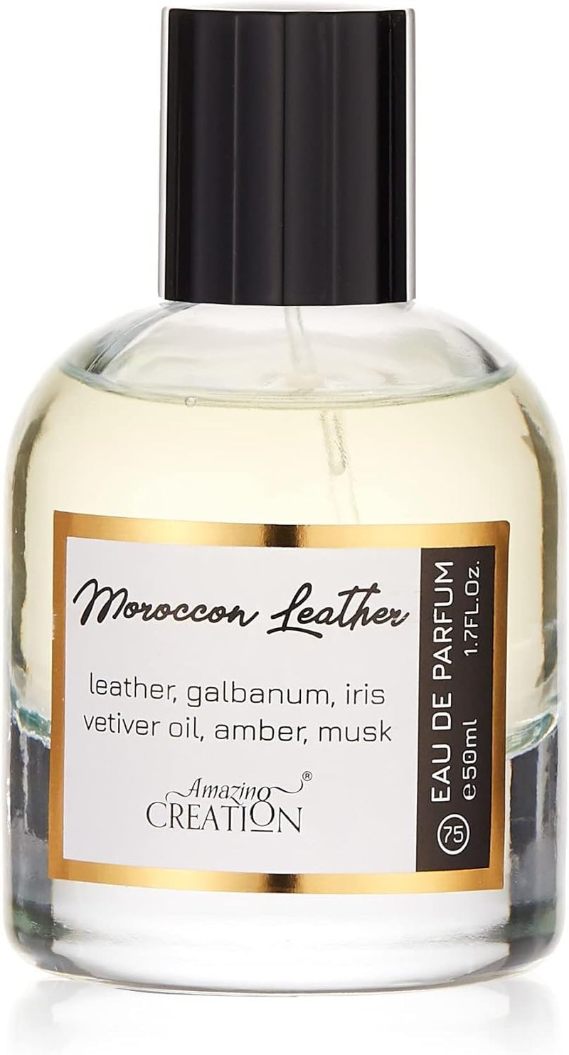 Moroccan Leather Perfume - Unisex Eau De Parfum | Long-Lasting Fragrance | 1.7 Fl Oz / 50ml