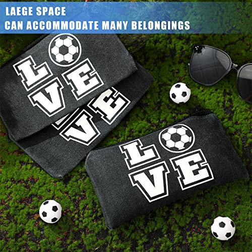 Lauwell 12pcs Soccer Style Cosmetic Bags Travel Organizer Women Girls