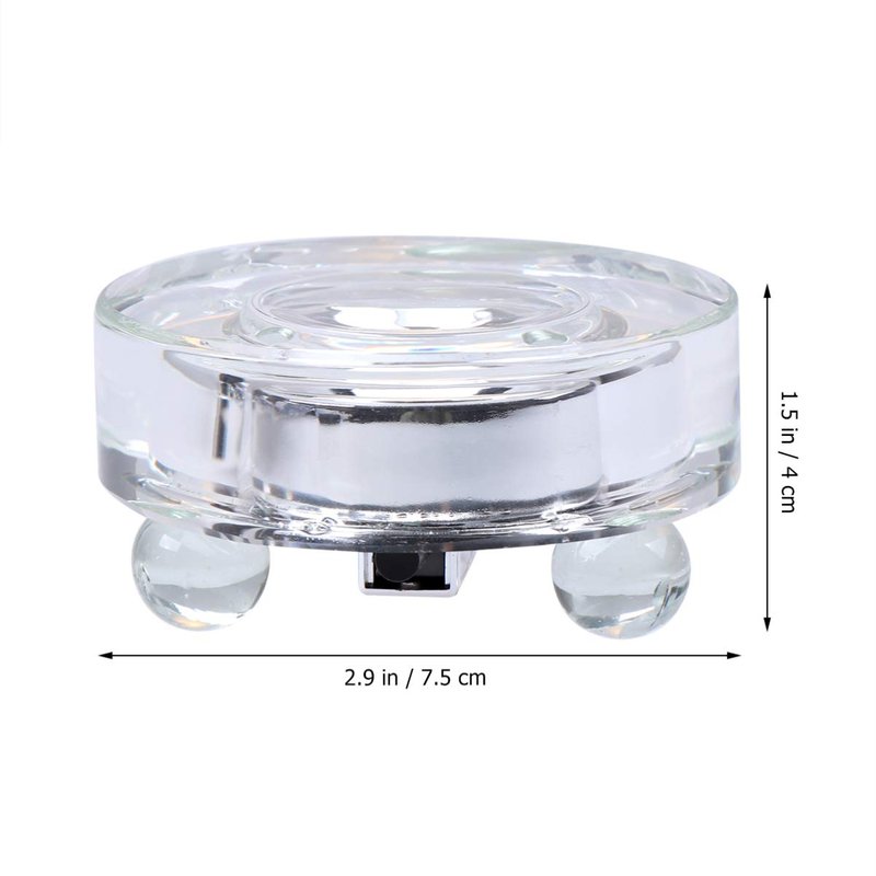 Uonlytech Table Lamp Base LED Lights Display Base Lighted Base Stand for Crystal Glass Resin Art Resin Display Glass Art Holder US Plug (White Light) Led Light Decor