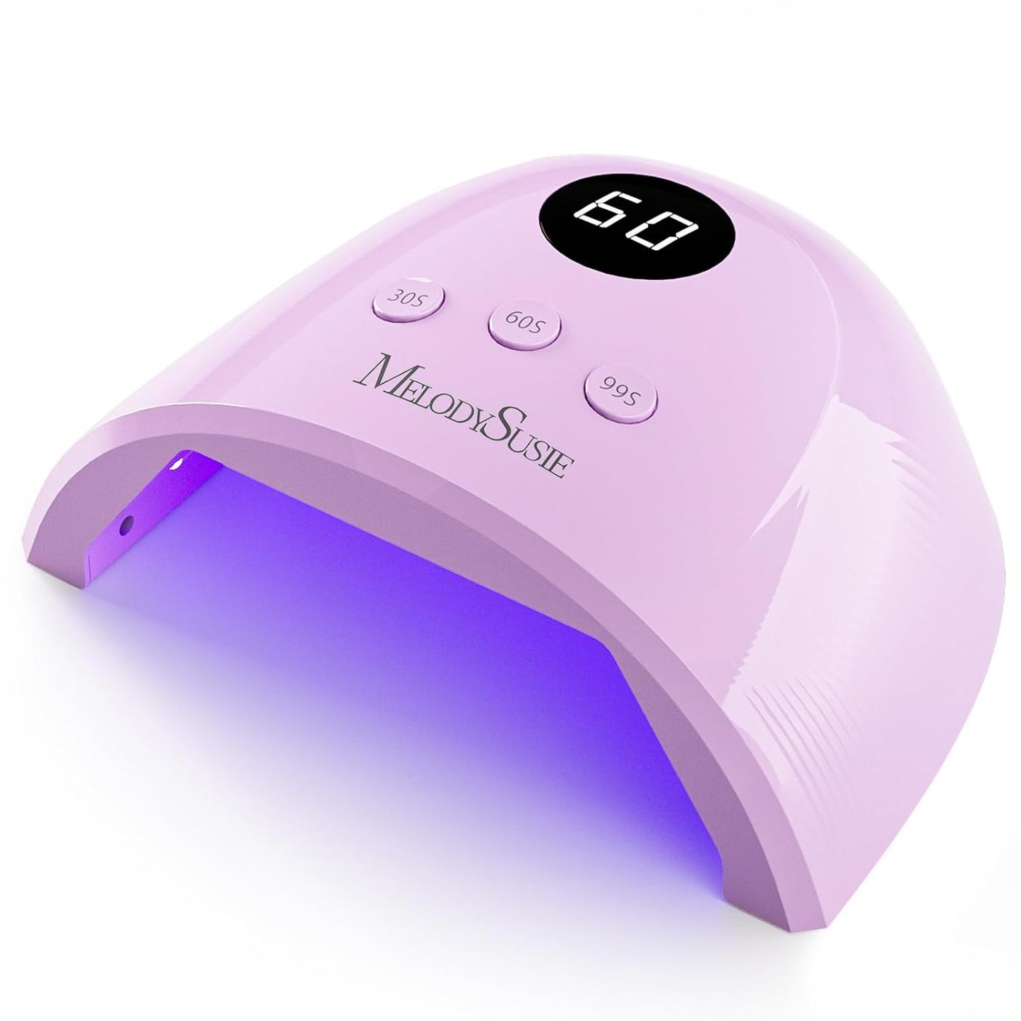 Compact UV LED Nail Lamp - Advanced 30W Nail Dryer with Smart Sensor & 3 Timers | Cures All Gels, White