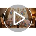 Candy Chef 4-Color Dog Birthday Tablecloths - Let's Pawty Party Supplies