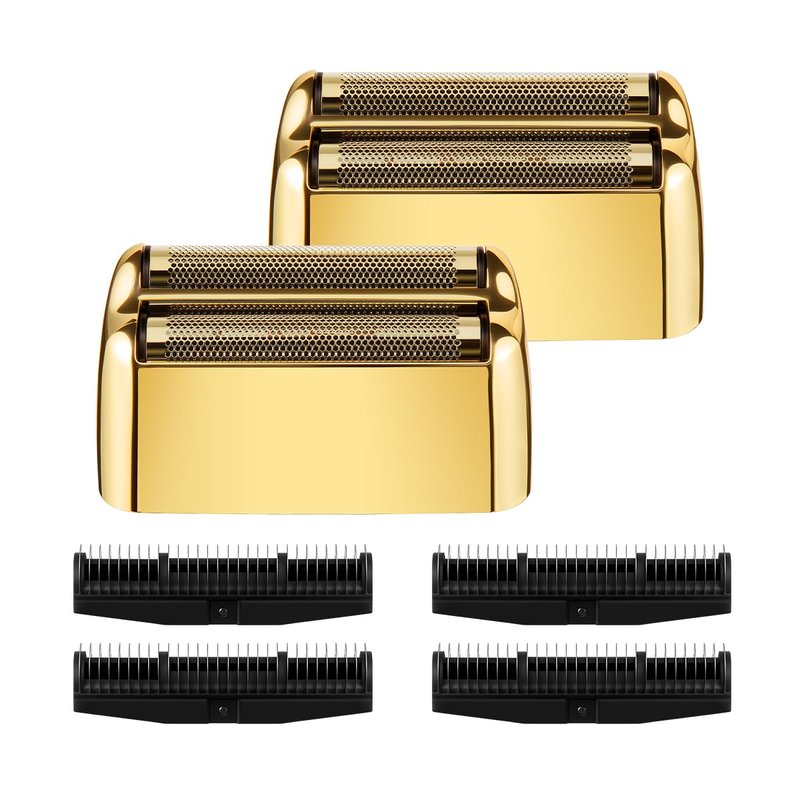 FXFS2 Foil Shaver Replacement Foil Compatible with Babyliss Foil Shaver FXFS2, Gold Color, 2Pack