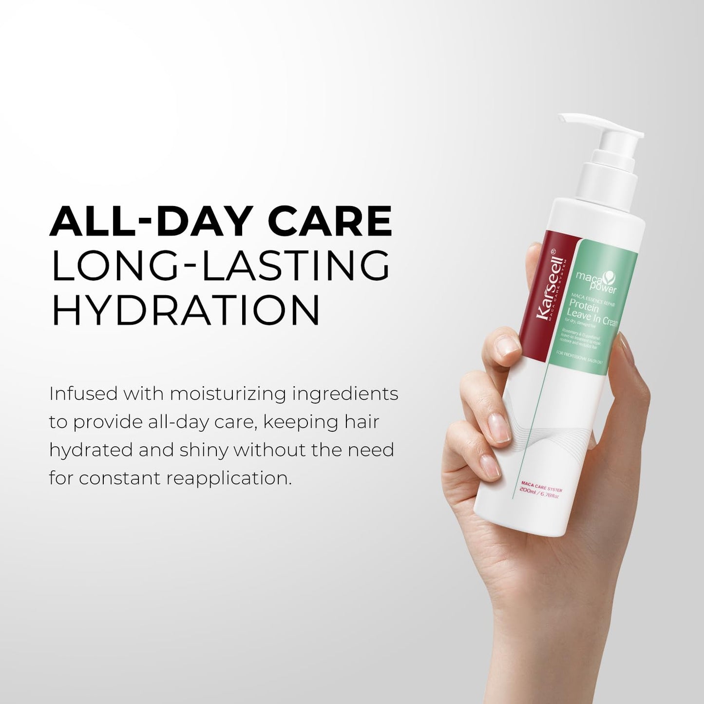 Karseell Leave-In Conditioner for Dry, Frizzy Hair - Nourishing Damage Repair Formula | 8 oz