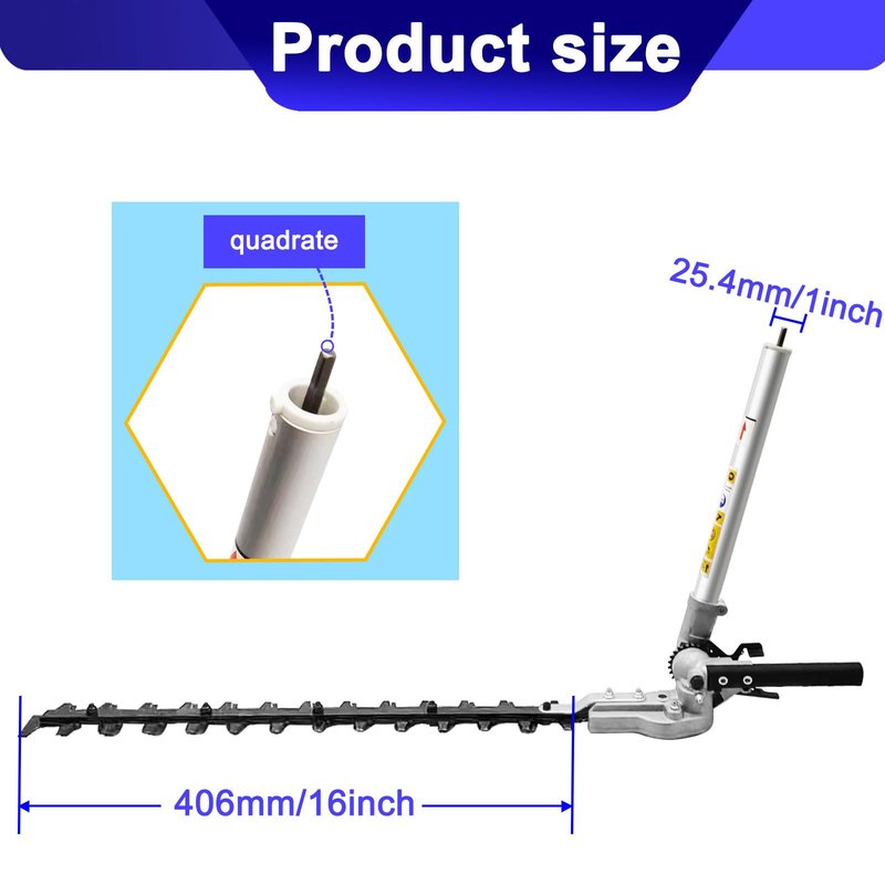 Kerlista Replacement OEM Parts Articulating Hedge Trimmer Attachment Universal fits for stihl's Gas Powered 42437405003 99944200596