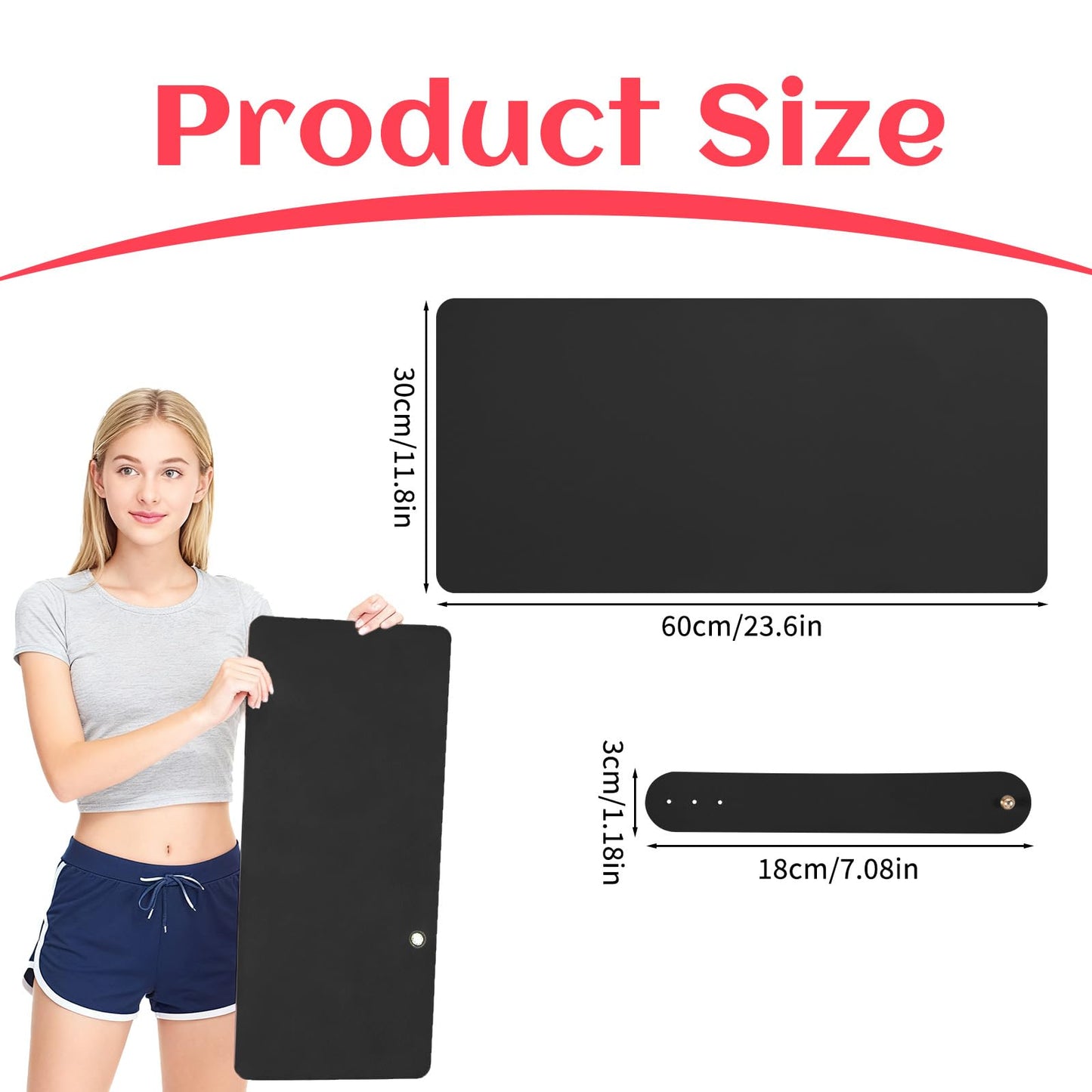 23.6 x 11.8in Foldable Nail Art Table Mat, Soft Microfiber PU Leather Nail Desk Mat, Double-Sided Waterproof Non-Slip Protective Pad for Nail Tech Salon, Professional Home Use, Black