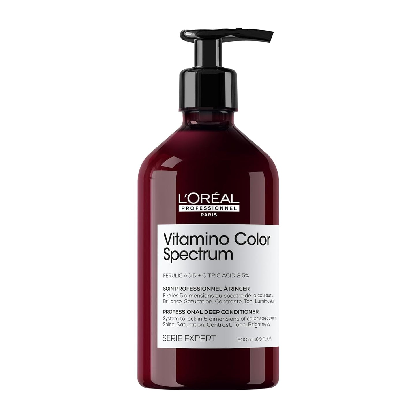 L'Oréal Professionnel Vitamino Color Spectrum Deep Conditioner - Maintains Vibrancy, Ultra Shine & Strengthens Hair | 8.5 oz