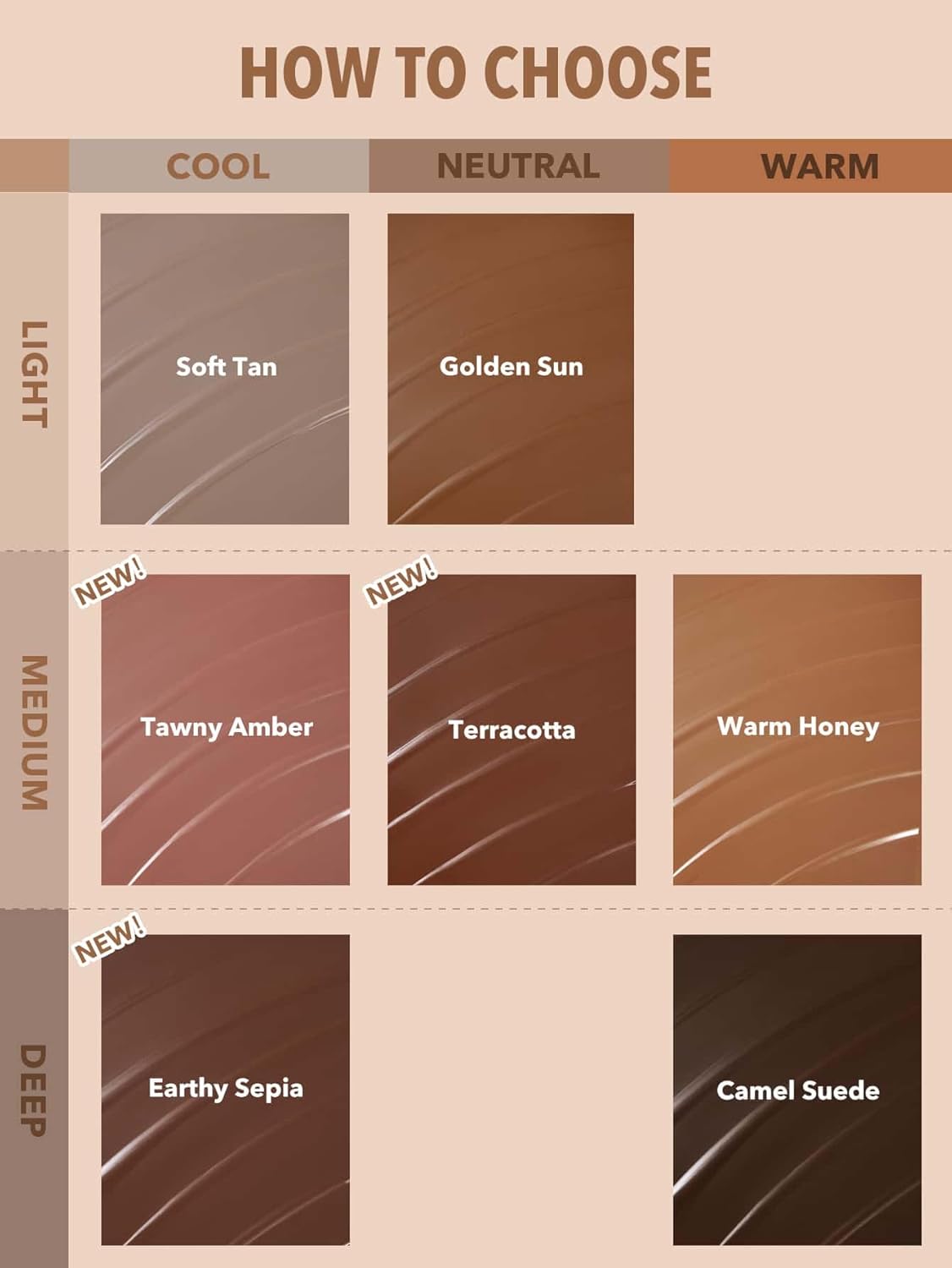 Sun Sculpt Liquid Contour Stick - Cool Toned Long Lasting Cream Bronzer Makeup | Tawny Amber
