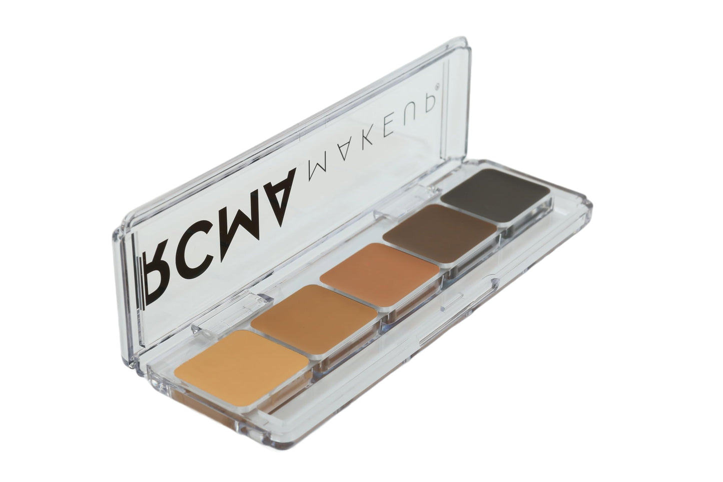 RCMA Makeup 5 Part Highlight and Contour "Series Favourite" Palette – Medium to Dark – Professional Makeup for Sculpting, Defining & Correcting – Vegan, Cruelty-Free, Blendable Formula.