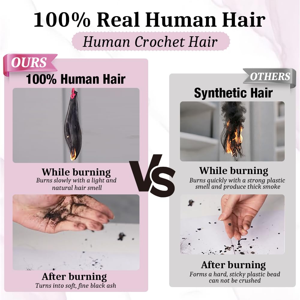 Burmese Curly Crochet Hair - 120g Knotless Pre-Separated Bundles | 16-Inch Natural Black for Black Women