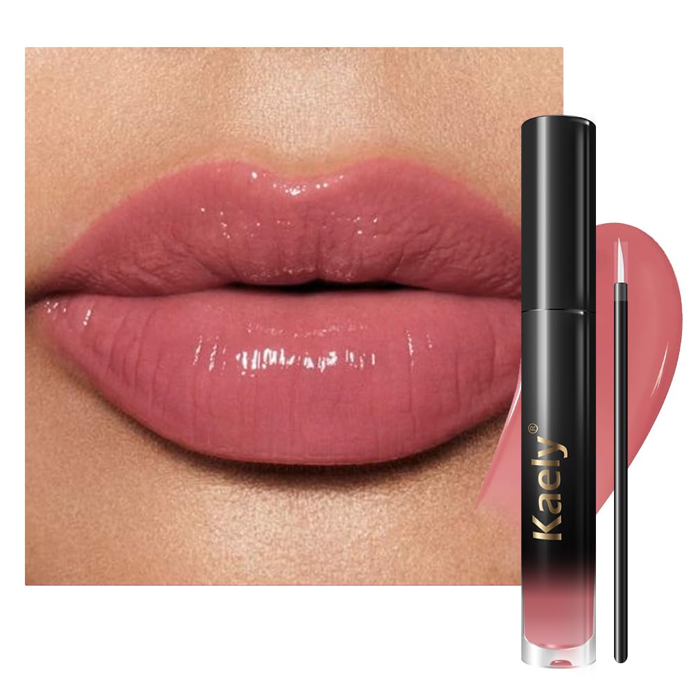 Kaely Longwear No-Budge Lipstick - Highly Pigmented Liquid Lip Color, Waterproof & Smudge-Proof | 24-Hour Wear, Vegan, 18 Nude