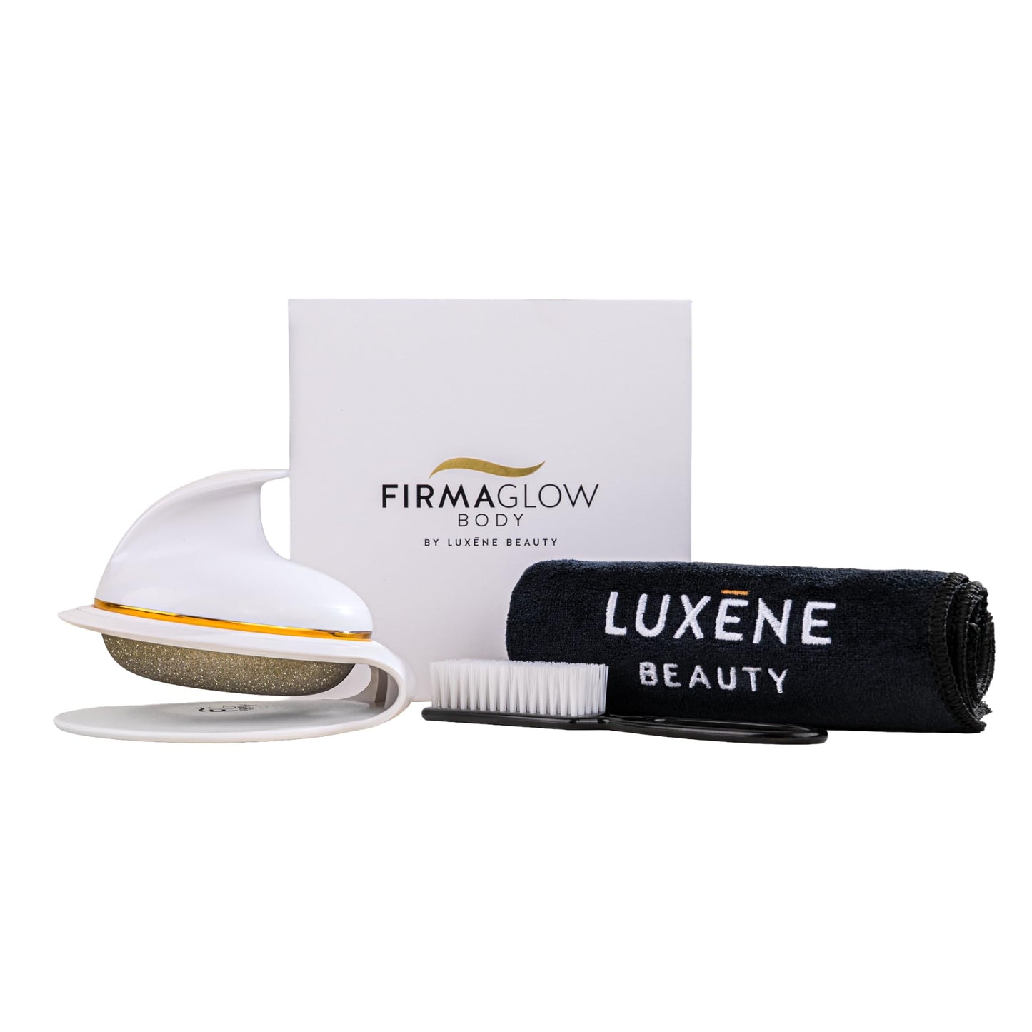 Luxene Beauty FIRMAGLOW® - For The Body - Microdermabrasion Device - Home Skin Care Tool for Anti-Aging, Skin Resurfacing, and Exfoliation - Diamond Surface - Spa Quality - All Skin Types