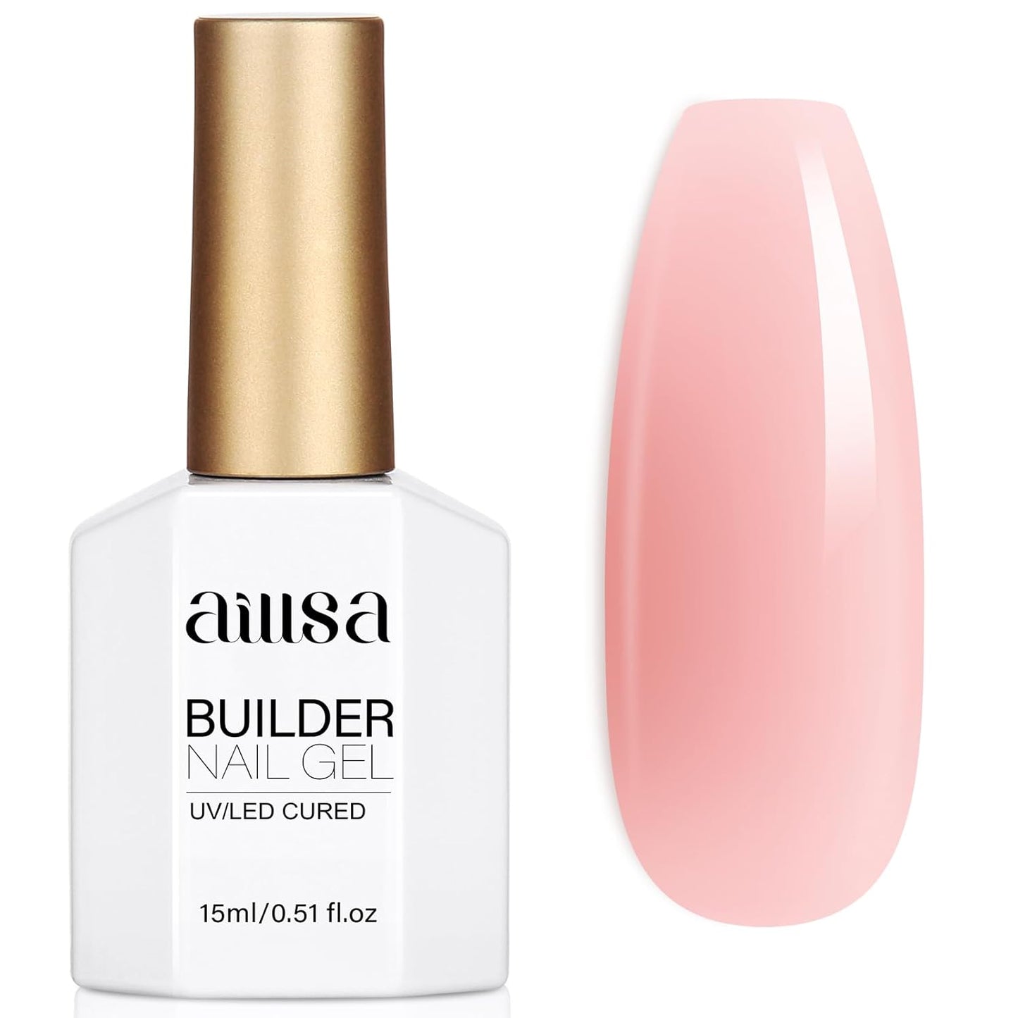 AILLSA Gel Nail Polish - Base & Top Coat for DIY Nail Art | Long-Lasting, High Gloss Shine, 0.51 Fl Oz