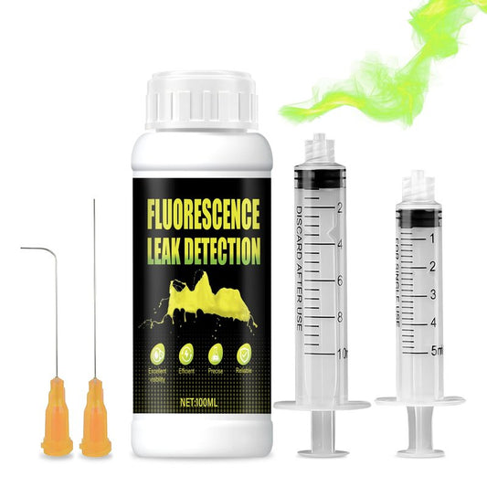 kuailaya Pool Leak Detection Kit, Pool Leak Detection Dye Kit Water Tracing Dye with 2 Precision Applicators High Visual Recognition Easily Locates Leaks for Pools Spa Tub Fountain, 100ml Yellow