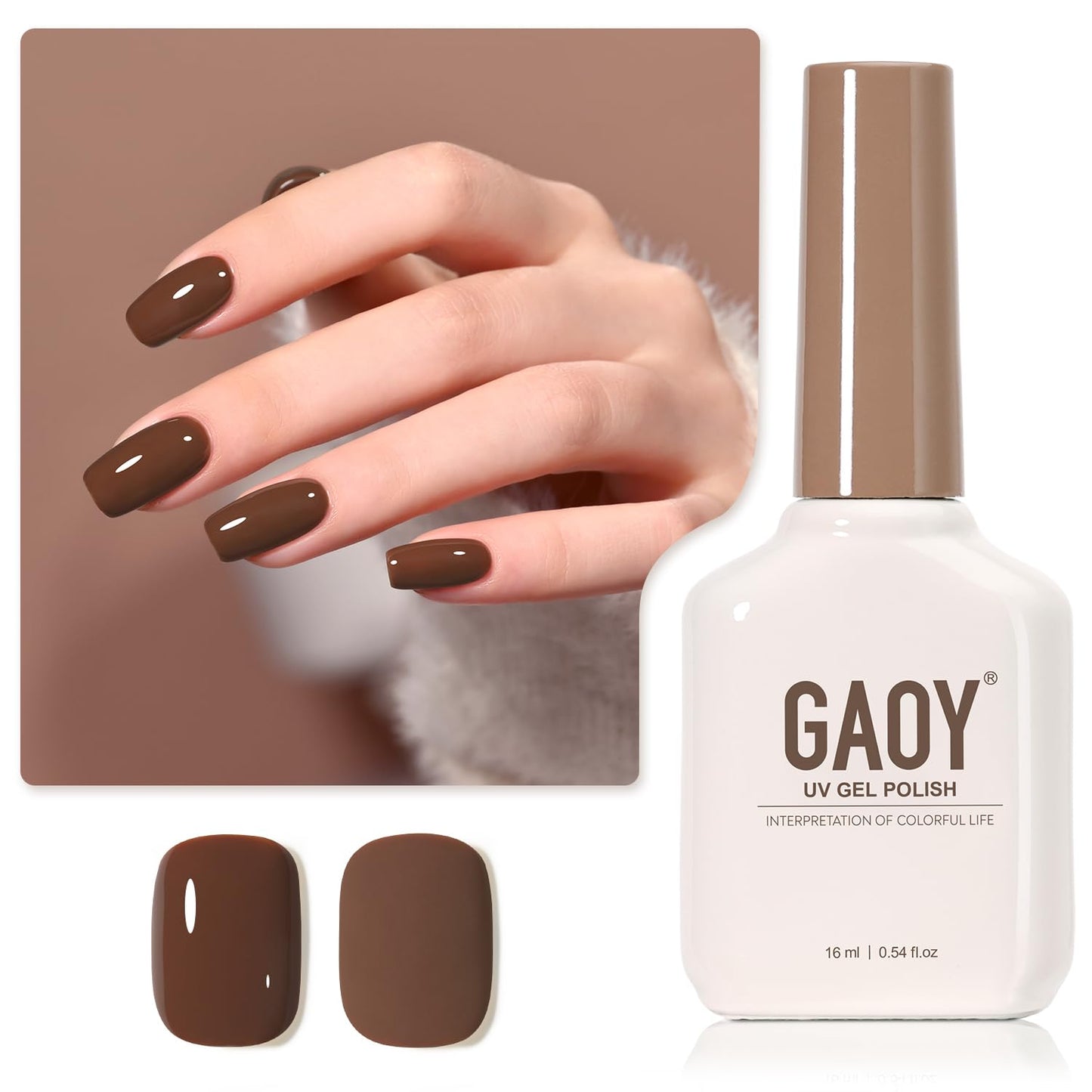 Sheer Light Pink Gel Nail Polish - 16ml UV Cure Jelly Milky White Peach for DIY Manicure & Pedicure