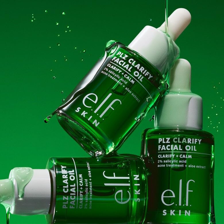 e.l.f. SKIN PLZ Clarify Facial Oil with Salicylic Acid - 1 oz