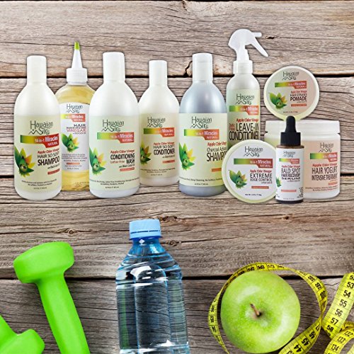 Hawaiian Silky Static-Free Apple Cider Vinegar Leave-In Conditioner 8oz for All Hair Types