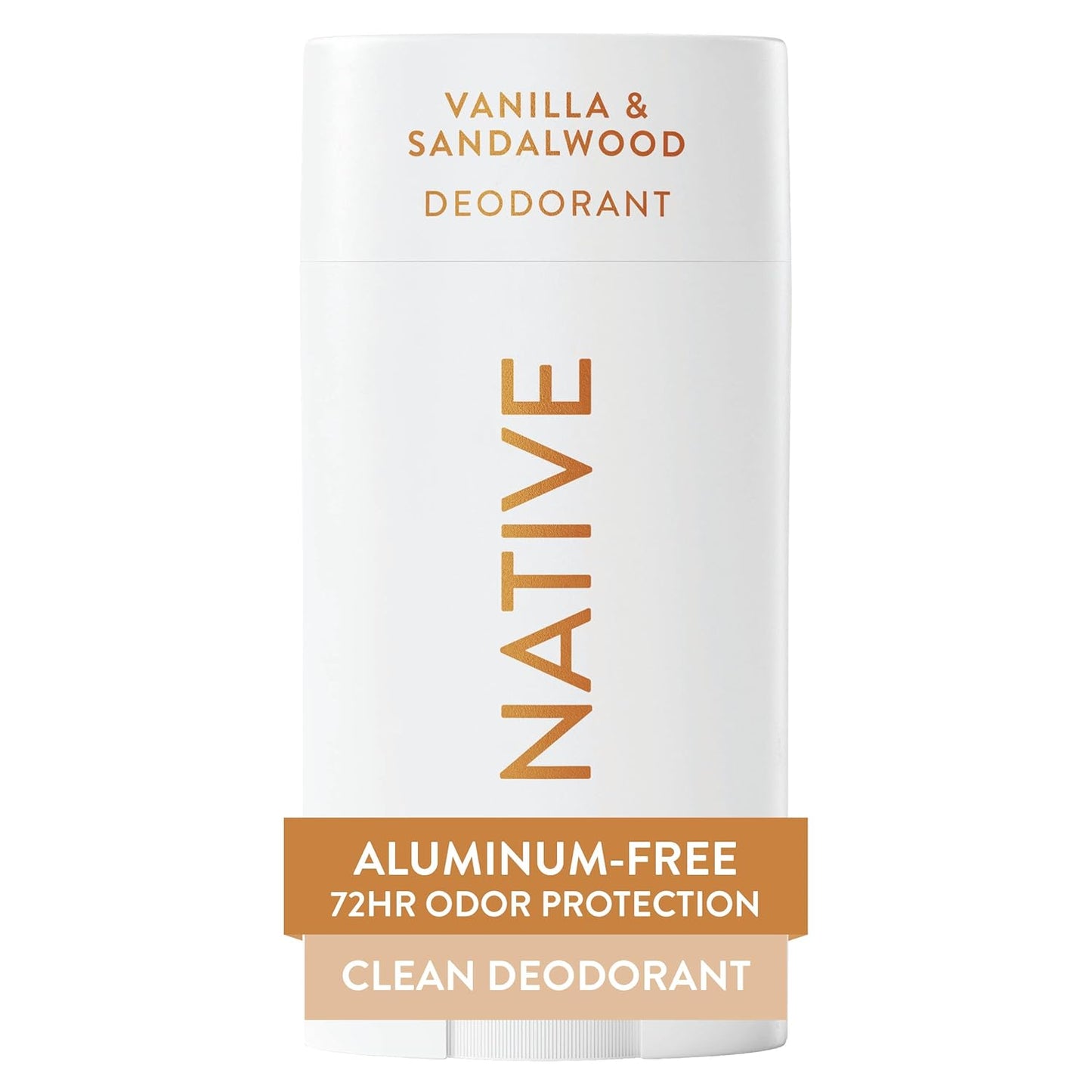 Native Deodorant - Aluminum-Free Grapefruit & Bergamot | 72-Hour Odor Control, 2.65oz for Men & Women