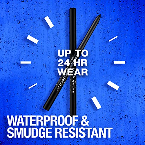 Maybelline Unstoppable Waterproof Eyeliner Pencil, Onyx, 2-Pack