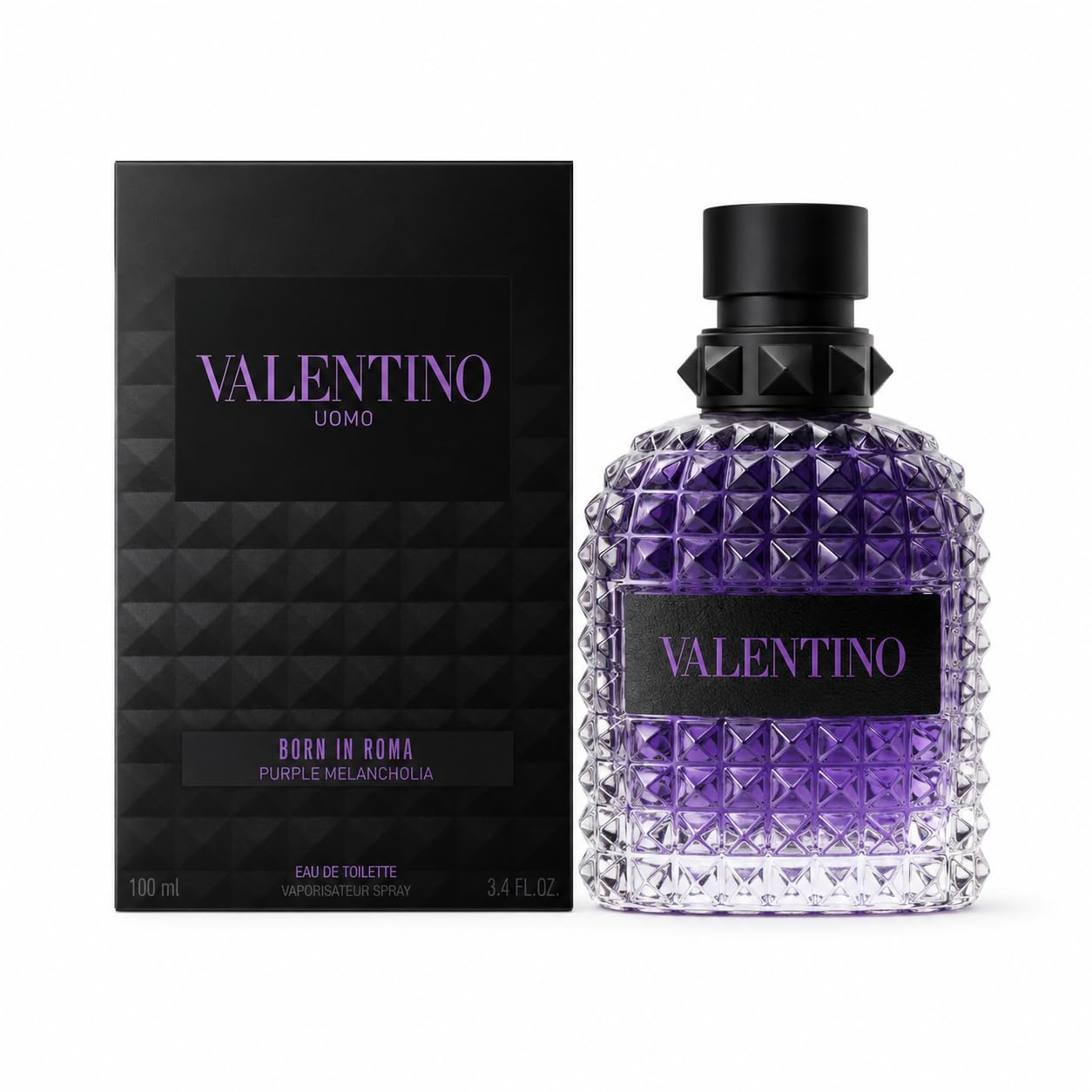 Valentino Born in Roma Uomo Purple Melancholia Eau de Toilette - 3.4 fl. oz | Luxurious Men's Fragrance