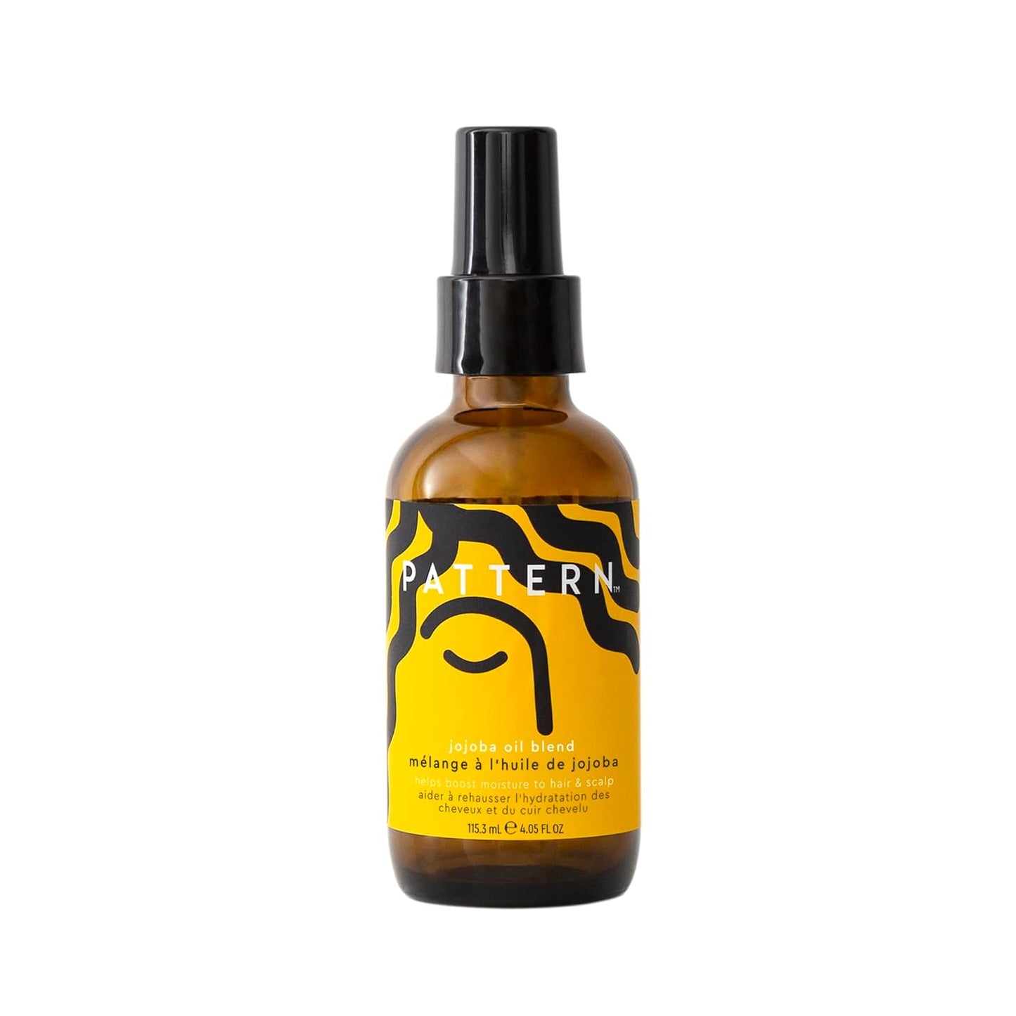 PATTERN Beauty Jojoba Hair Serum - Lightweight Moisture Boost with Safflower, Rosehip & Lavender Oils | 3.9 Fl Oz