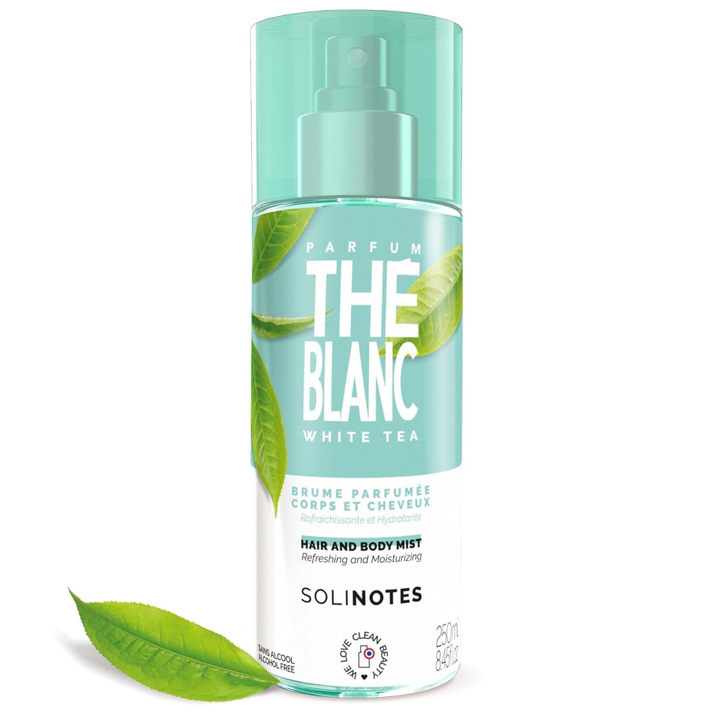 Tiare Body & Hair Mist - Tropical Vanilla Floral Perfume Spray | Alcohol-Free Hydrating Formula, 8.45 Fl Oz