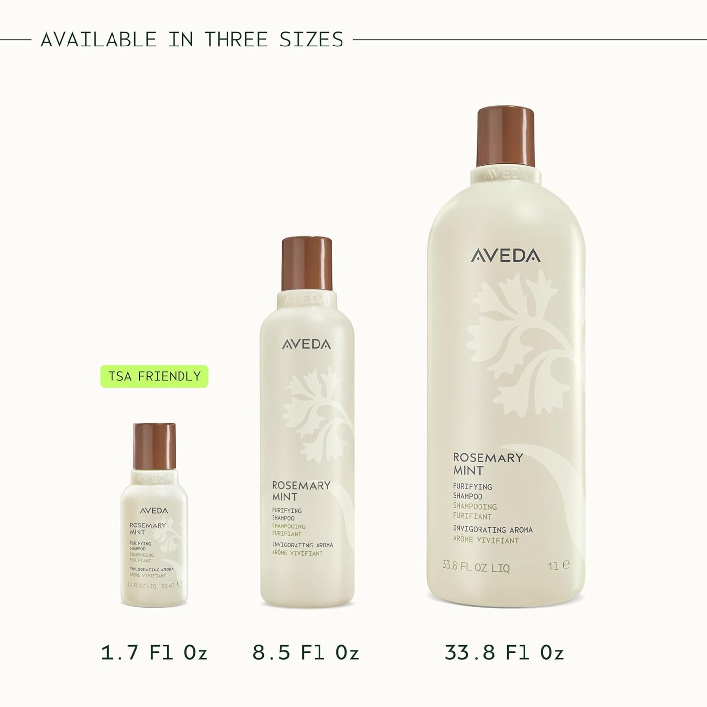 Aveda Rosemary Mint Purifying Shampoo - Clarifying Formula for Normal to Oily Hair | Adds Shine & Removes Buildup