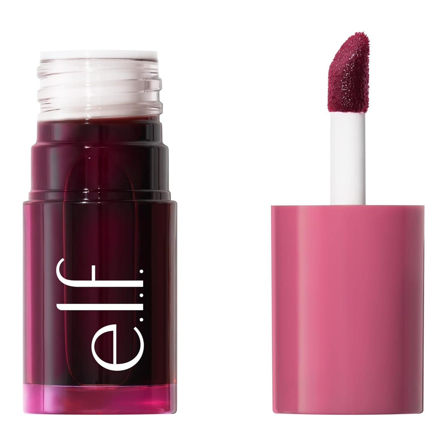 e.l.f. Sheer For It Blush Tint - Multi-Use Vegan Lip & Cheek Makeup for Natural Flush | Long-Lasting, Plums Up