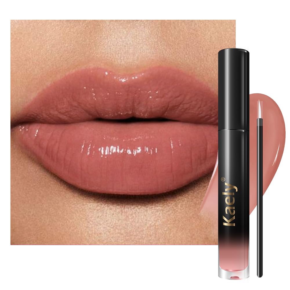 Kaely Longwear No-Budge Lipstick - Highly Pigmented Liquid Lip Color, Waterproof & Smudge-Proof | 24-Hour Wear, Vegan, 18 Nude