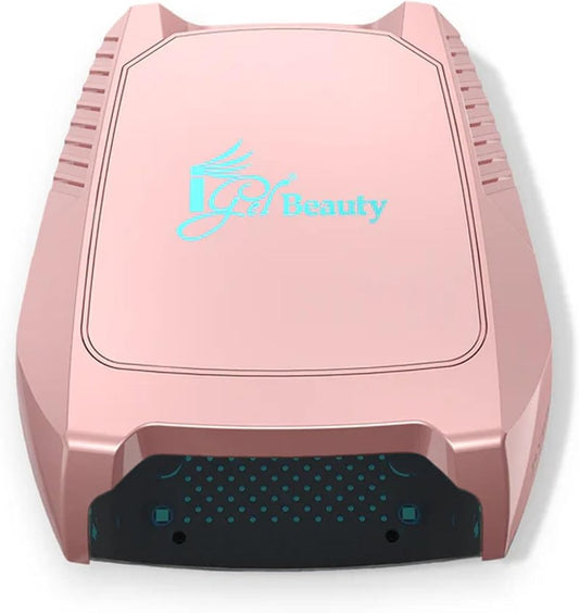 iGel Beauty Hybrid PRO 2.0 UV/LED Nail Lamp - 48W Wireless Rechargeable Nail Dryer with Smart Motion Sensor & Removable Tray | Cordless Gel Curing for Manicure & Pedicure