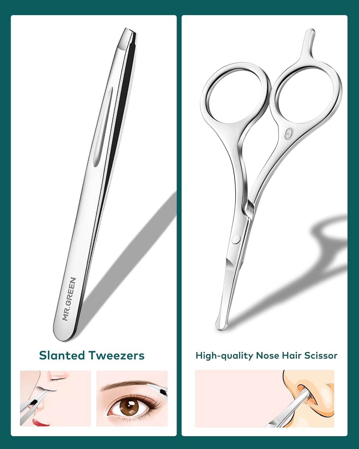 **Professional 10-in-1 Manicure Kit - German Stainless Steel Nail Clippers | Portable Travel Set with Exquisite Leather Case**