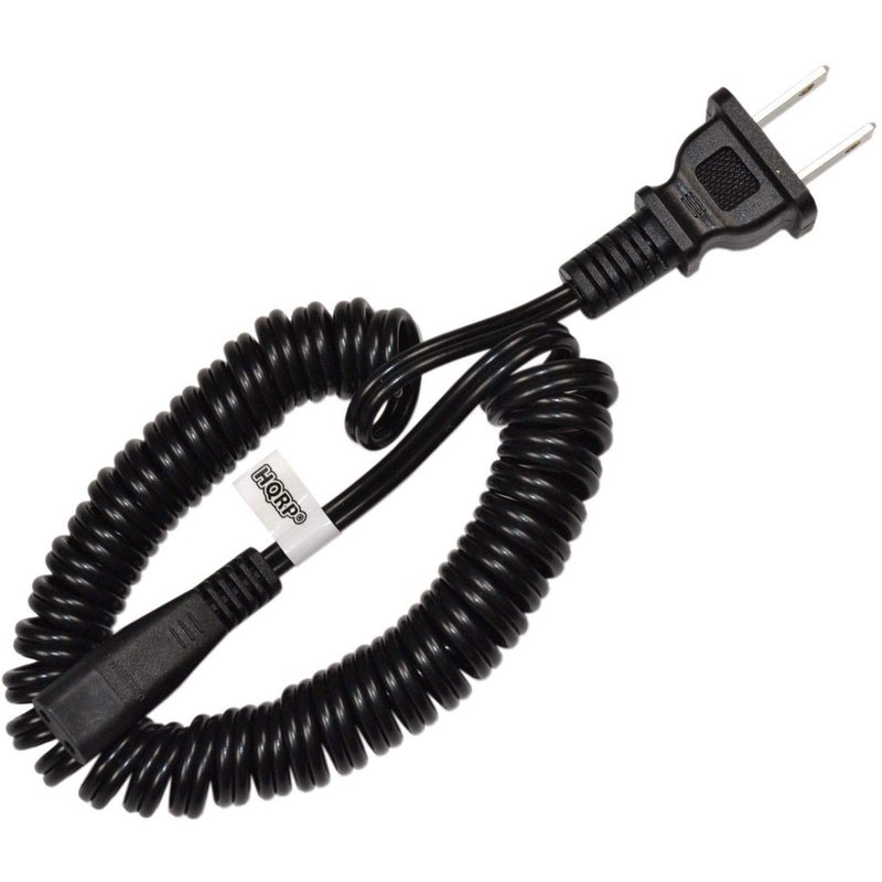 HQRP AC Power Charging Cord for Phillips Norelco, Remington, Grundig, Braun, Eltron Shaver Power Cord Lead Mains Cable