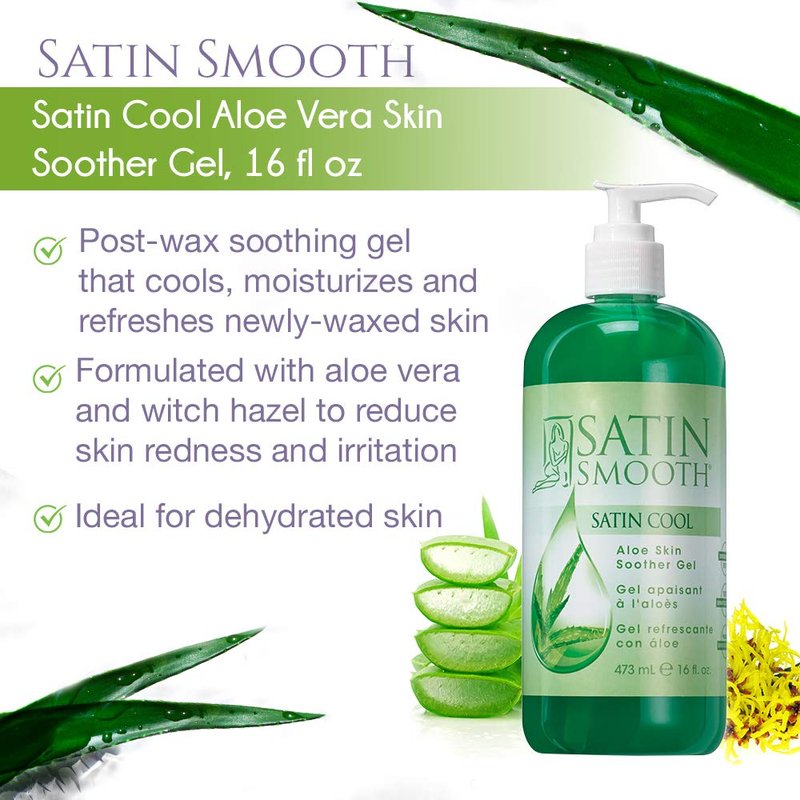 SATIN SMOOTH Satin Cool Aloe Vera Skin Soother Gel