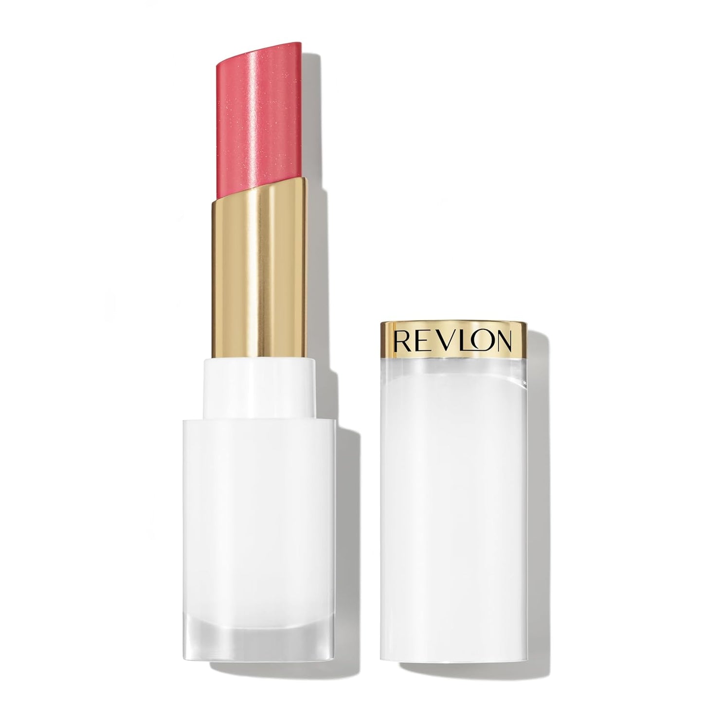 Revlon Super Lustrous Glass Shine Balm - Hydrating Tinted Lip Balm with Hyaluronic Acid | 001 Sparkling Quartz, 0.11 oz