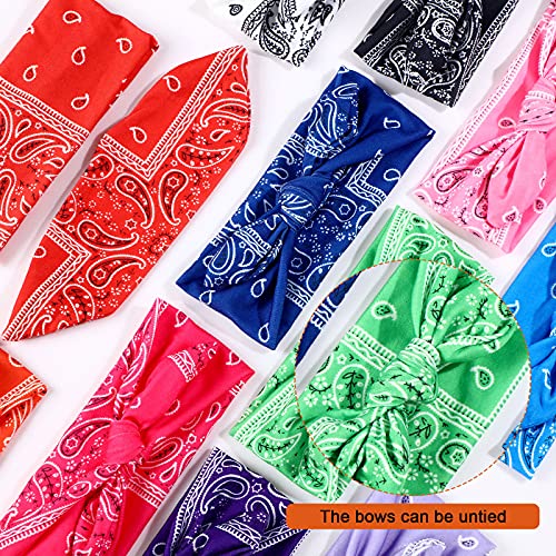 WILLBOND 13 Pcs Colorful Bow Headbands for Women - Stylish Colors