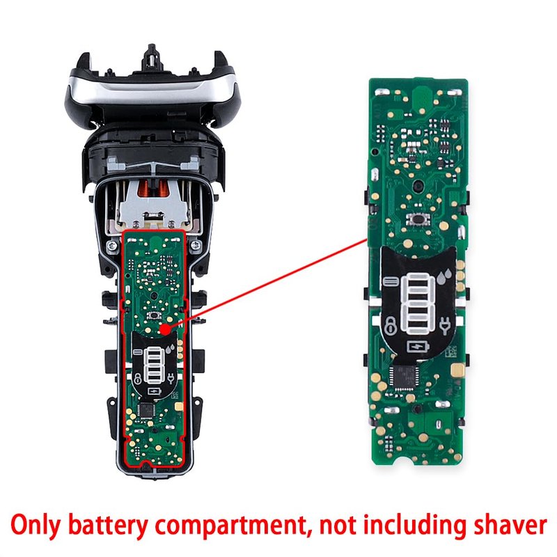 HUYUN S9 Types 5793 Battery Compartment PCB Assembly Parts Replacement for Braun Series 9 Shavers