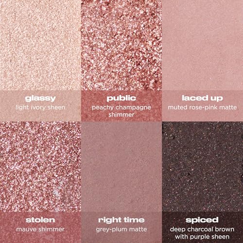 URBAN DECAY Naked 3 Mini Eyeshadow Palette - 6 Soft Pink Shadows, Multi-Use Matte & Shimmer Finishes, Ultra-Blendable, Long-lasting Up to 12HR Wear, Rosy Neutral Shades, Travel Makeup with Mirror