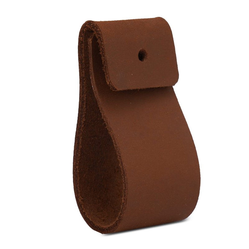 CestAntiQ Leather Dresser Knobs, 12 Pack Knobs for Dresser Drawers, Soft Drawer Knobs Upgrade The Look of Furniture, Perfect Replacement of Metal Cabinet Knobs Brown