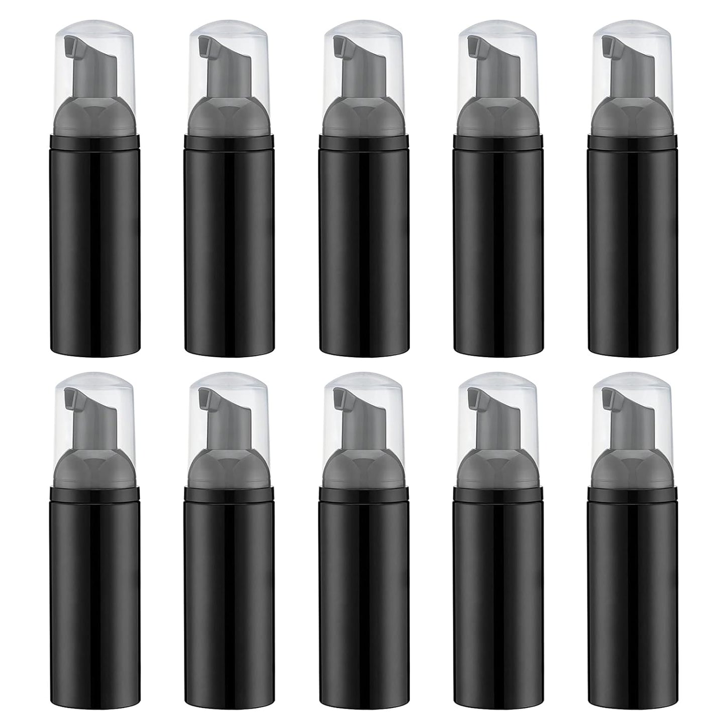 Foam Pump Bottle - Empty Travel Size Dispenser for Soap & Shampoo | Pink, 60ml, 3-Pack